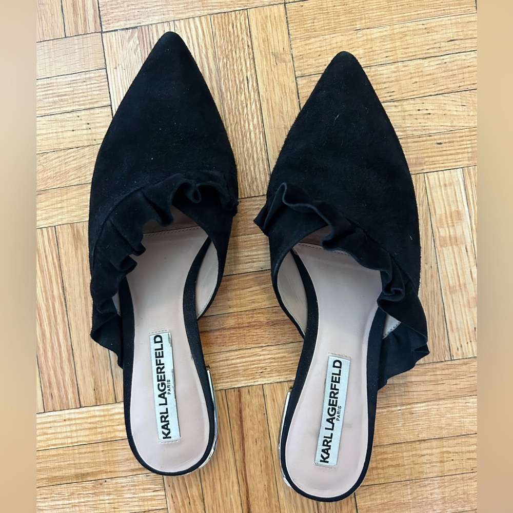 Karl Lagerfeld black mule Size US 7
